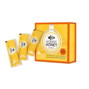 ORGANIC HONEY - عسل ملكي أصلي للرجال / أقصى قوة، عسل طبيعي 100%، فعالية ممتازة، قوة، صلابة، نشاط، يمنح الجسم الطاقة، يحسن الخصوبة 24 كيس